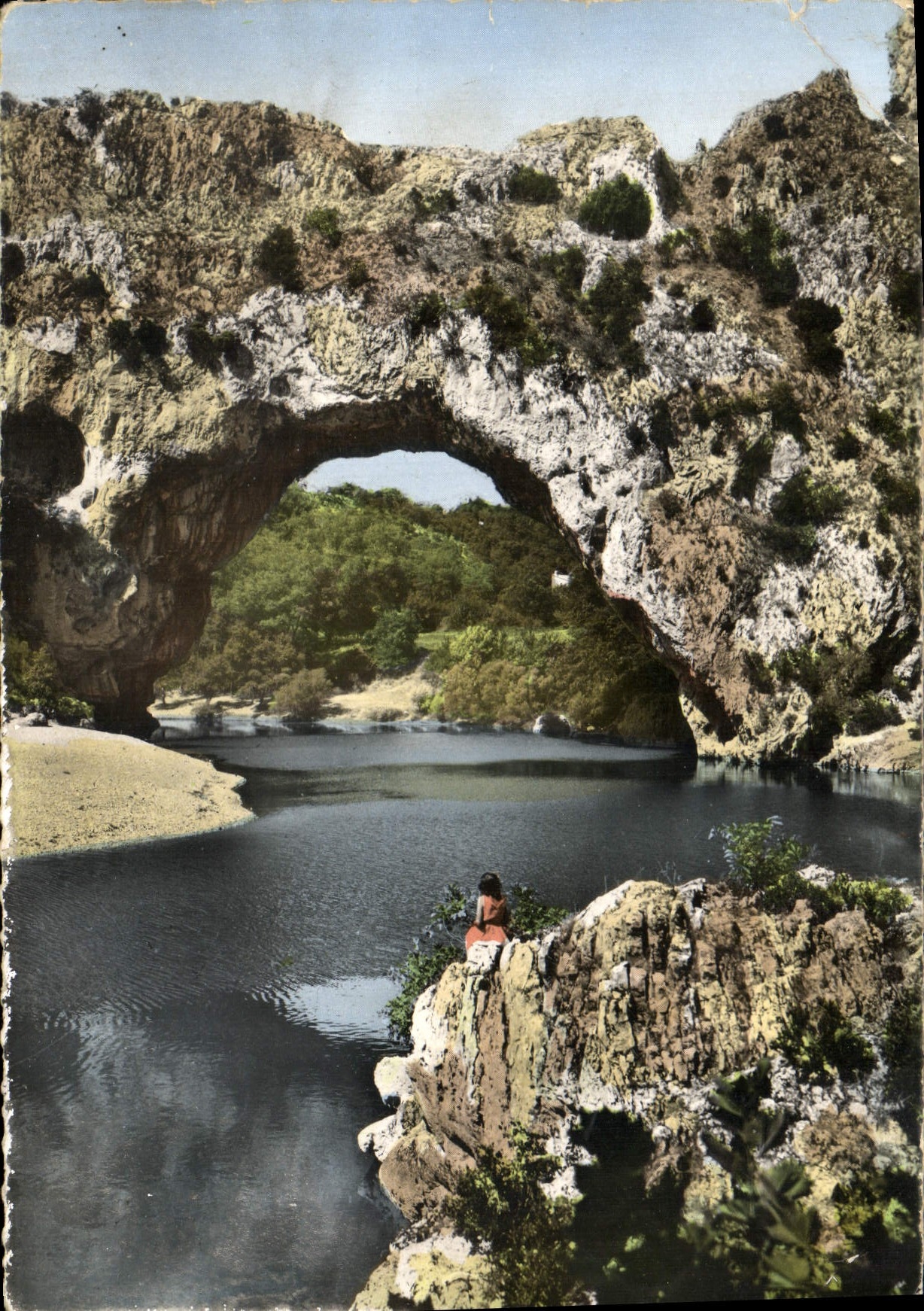 Les Gorges de l'Ardeche — Pont d'Arc (ouverture 55 m.) — Les Éditions L. Cellard, Bron (Rhône) n° 70654