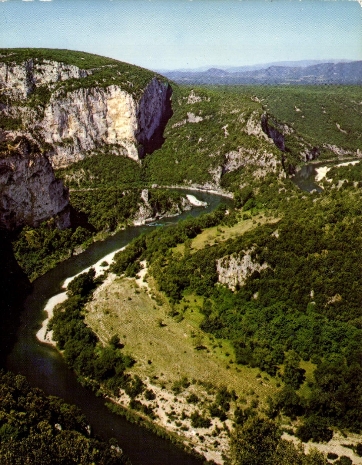 CPM Les Gorges de l'Ardeche Le Pas du Mouosse vu du belvedere du Serre de Tourre 