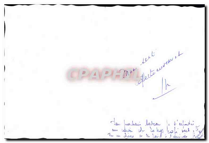 CPM Meilleurs Voeux  — Verso