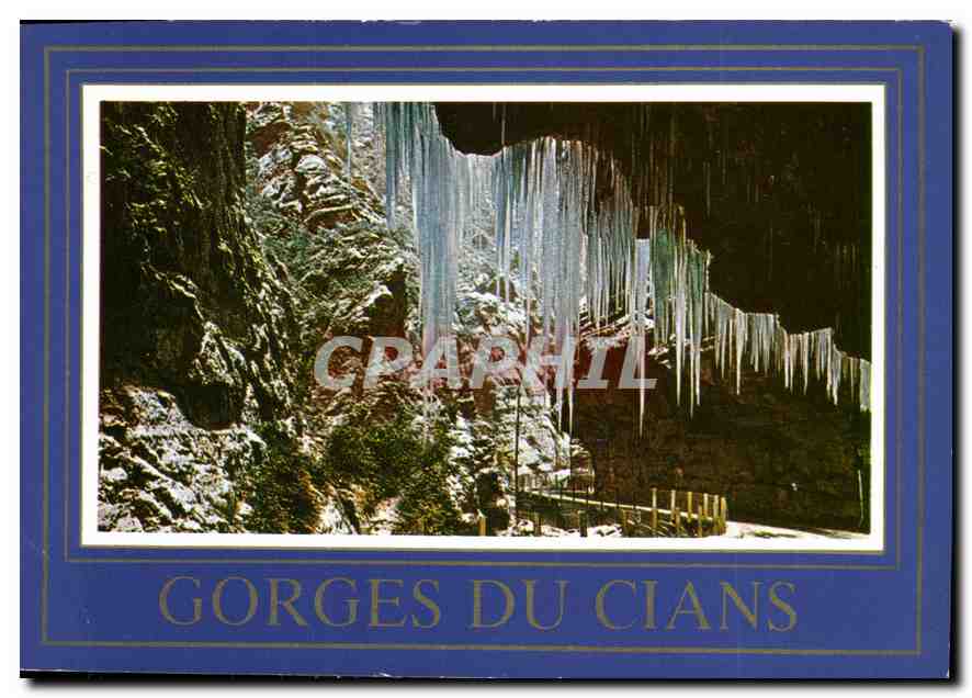 CPM Les Alpes Maritimes Les Gorges du Cians en hiver Route de Touet sur Var a Beuil Valberg 