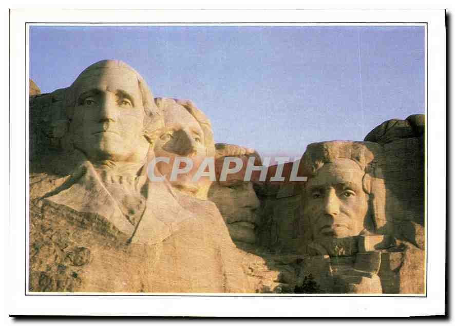CPM Mount Rushmore Les tetes de quatre presidents 