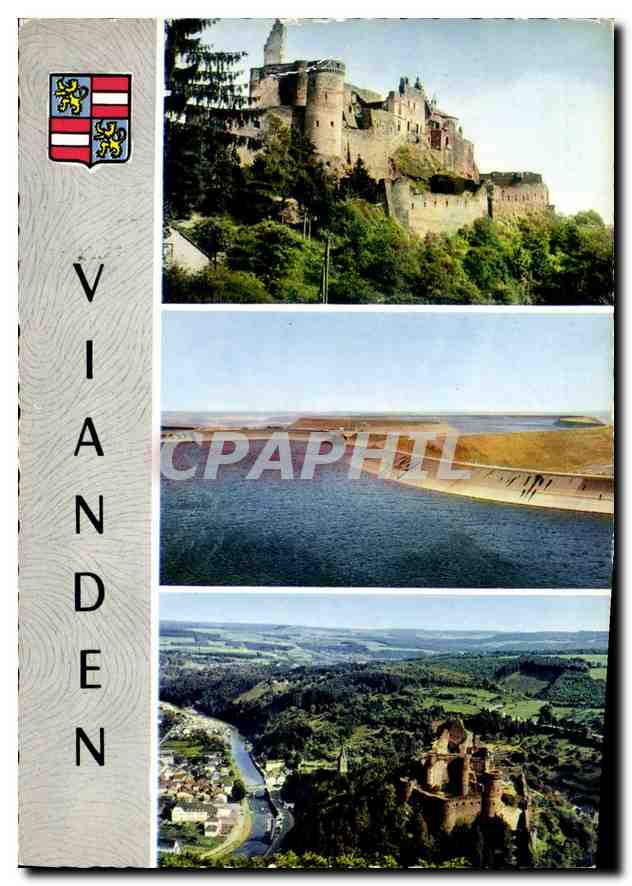 Vianden — Schloss und Landschaften — E. A. Schraack, Luxemburg