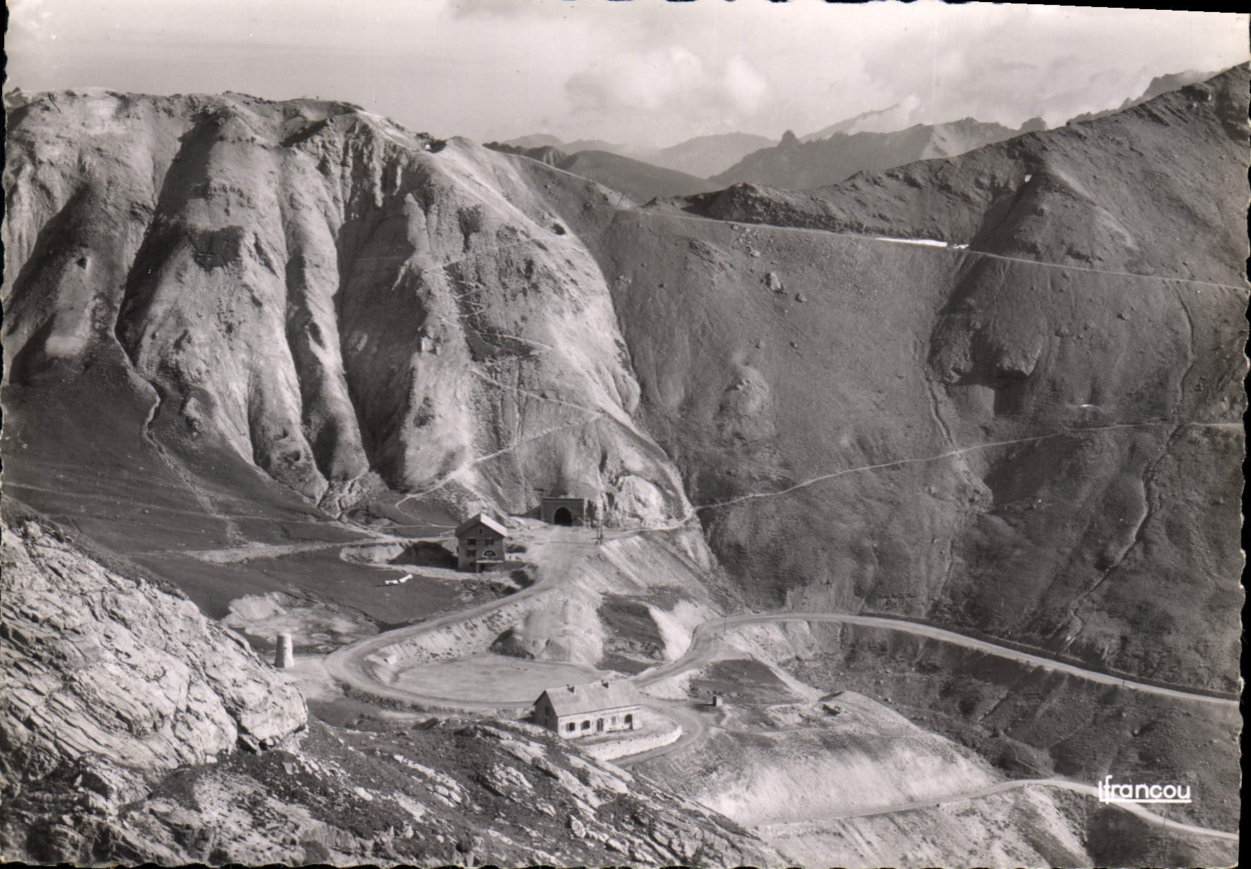 Col du Galibier — 2556 m — Édition F. Francou - Anverso