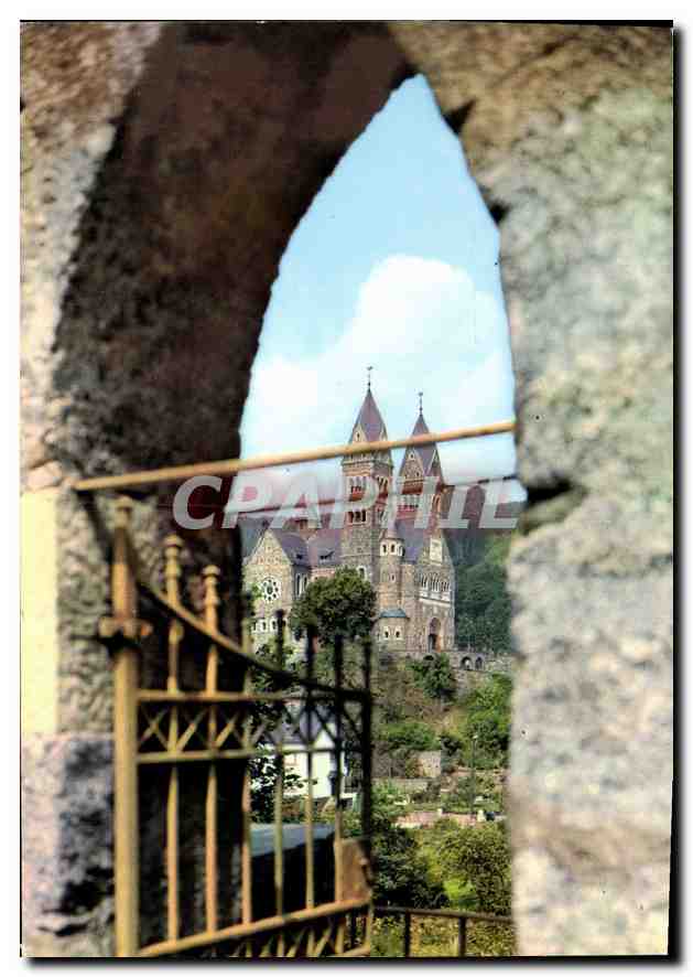 CPM Clervaux Vue pittoresque de l'Eglise peroissiale Saints Come et Damien 1912 