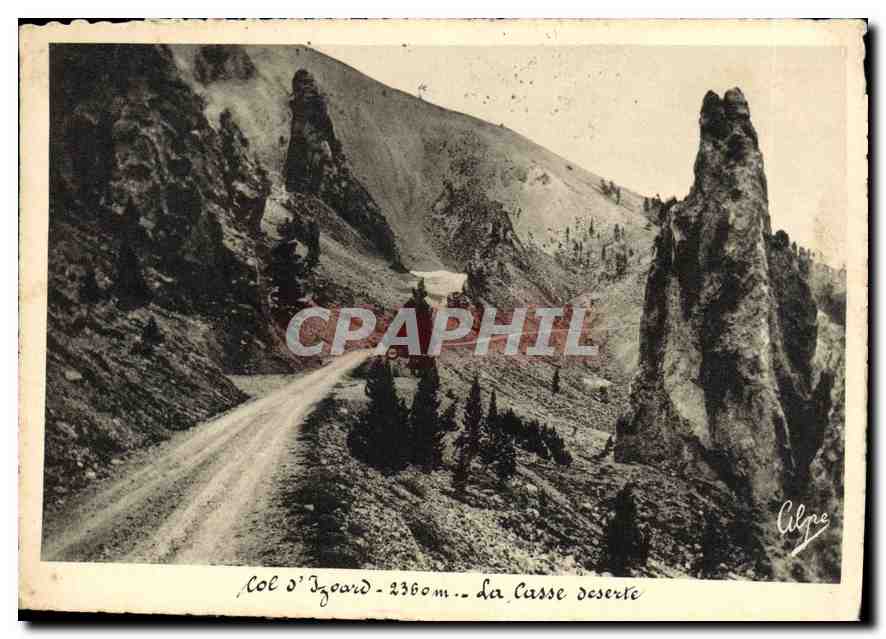 Col d'Izoard - 2360m - La Casse déserte — Les Alpes pittoresques, édition de luxe, Librairie Alpine - Briançon - Recto