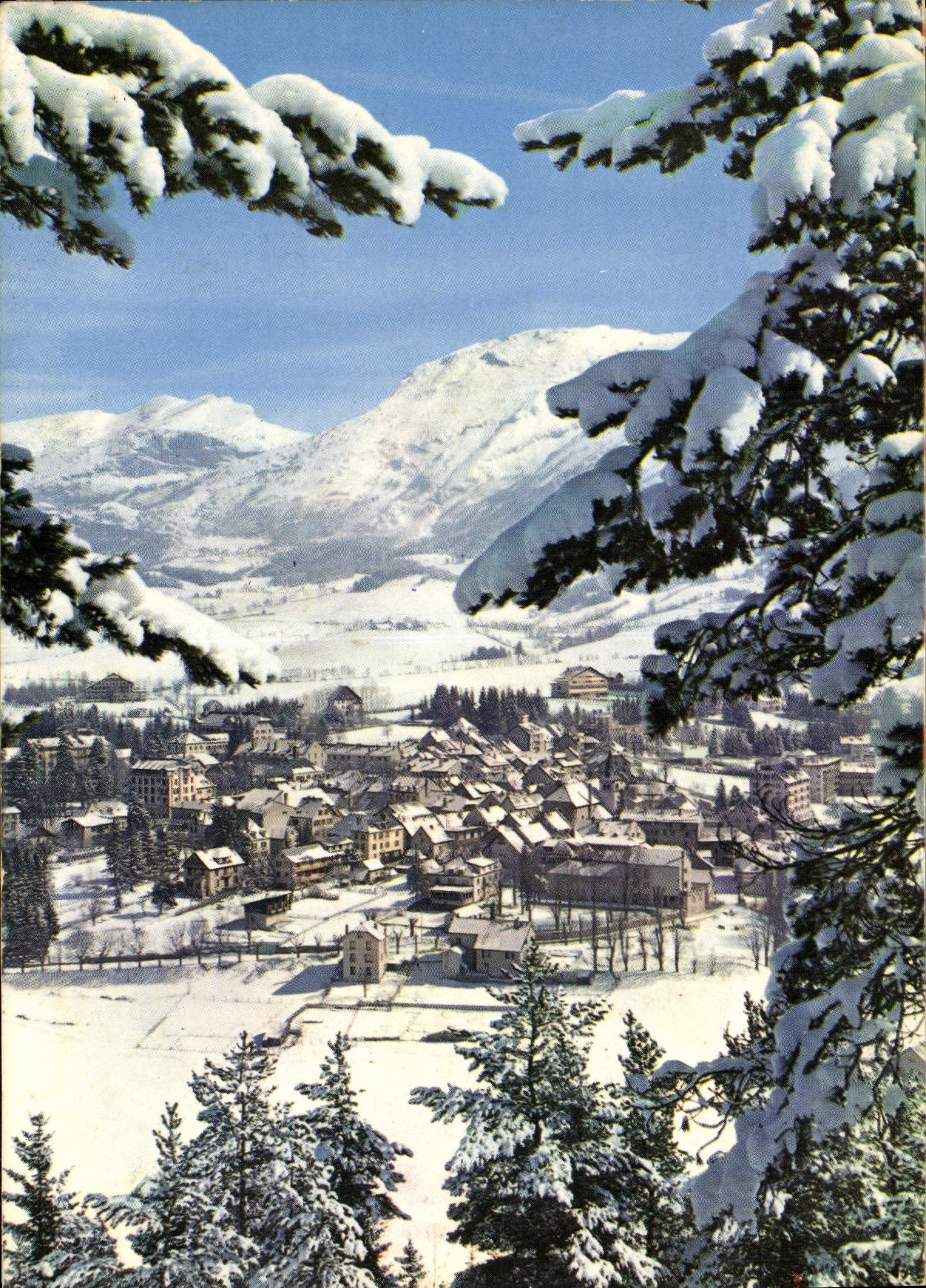 Villard-de-Lans — Vue générale et le Col de l'Arc (Alt. 1.736 m.) — Éditions KODAK EKTA CHROME