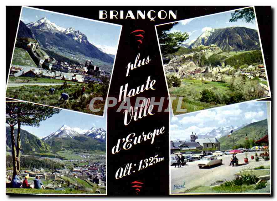Briançon — plus Haute Ville d'Europe — Alt: 1325m — Éditions Pinal