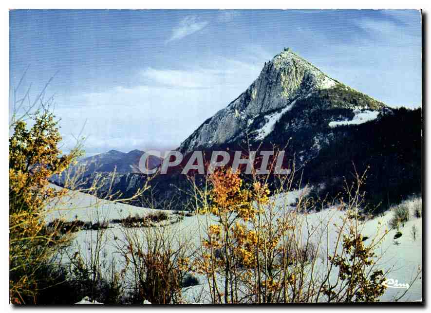 CPM Lavelanet les Monts d'Olmes Ariege Le Chateau de Montsegur sous la neige 