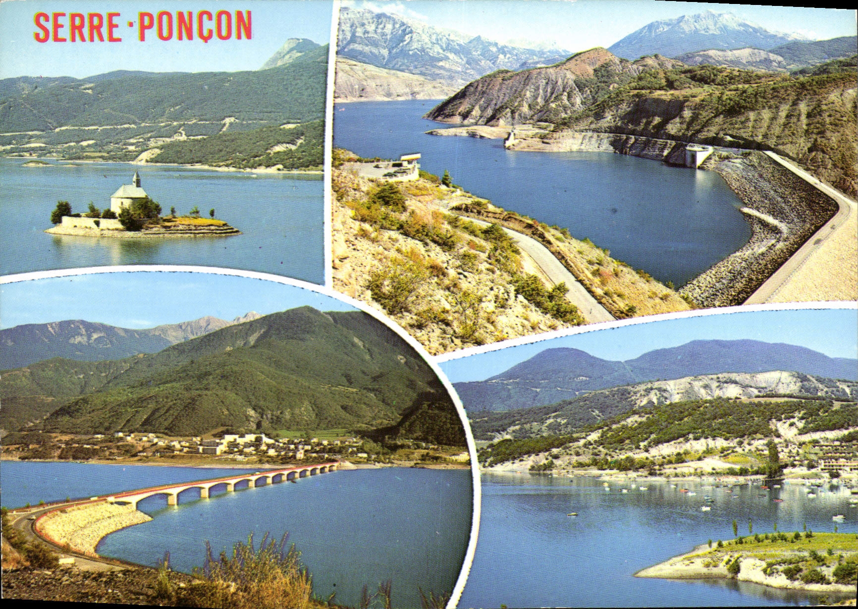 Serre-Ponçon — lac, barrage et paysages — Éditions CELLARD - Recto