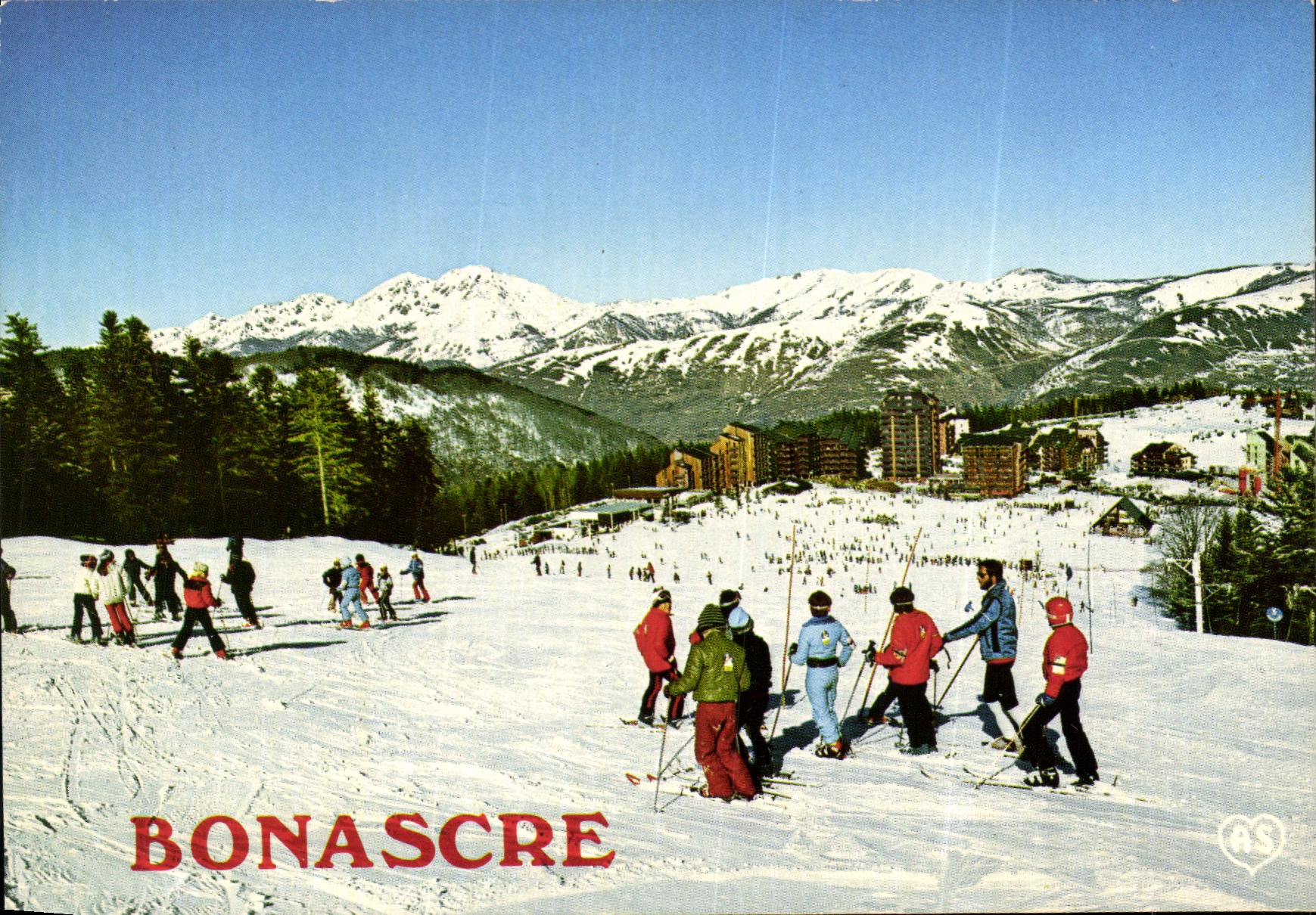 CPM Bonascre Ariege Vue panoramique bas de la Lusclade 