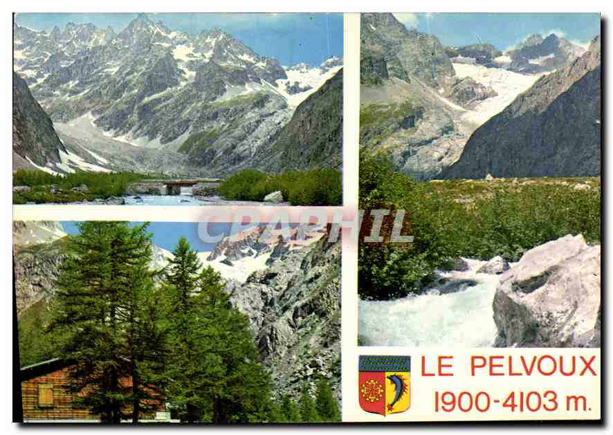 Le Pelvoux — 1900-4103 m. — Éditions des Alpes