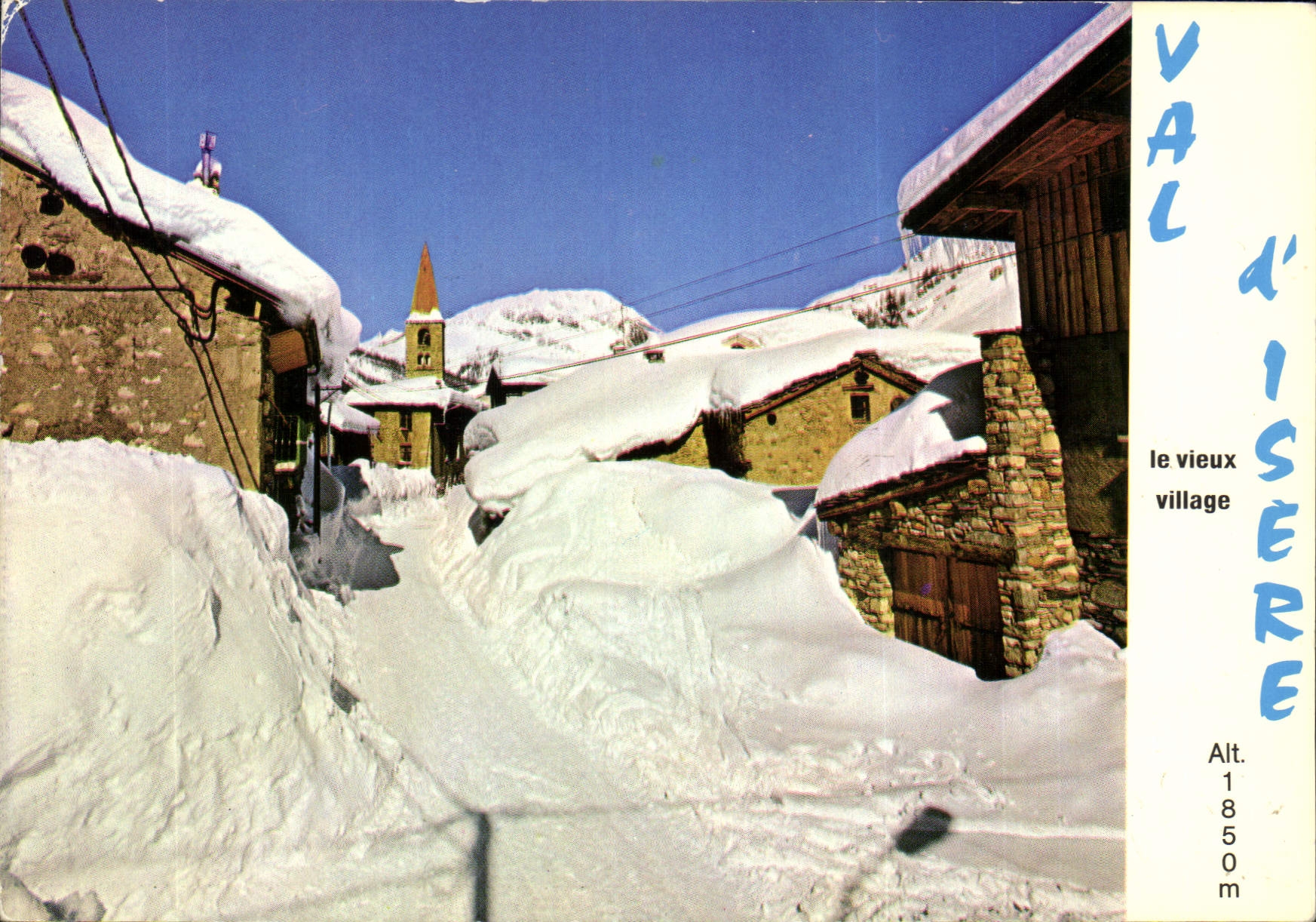 CPM Val d'Isere le vieux village 