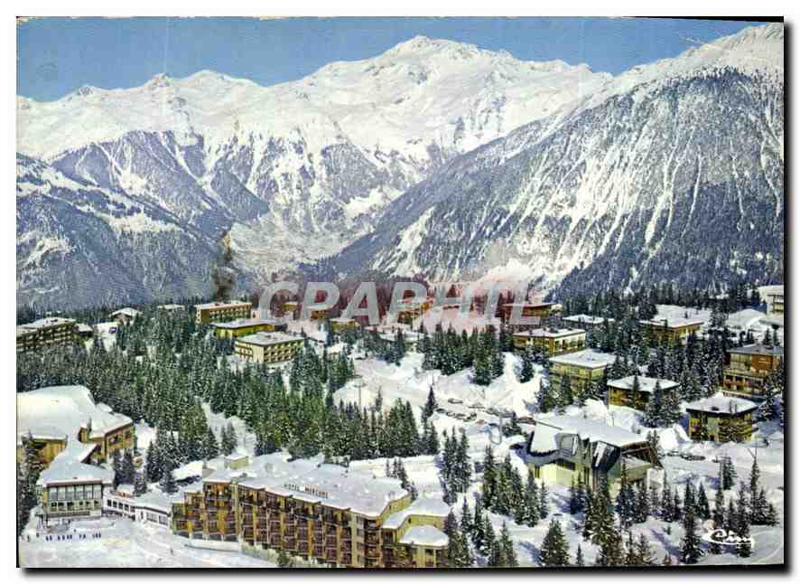 CPM Courchevel Savoie Vue aerienne 
