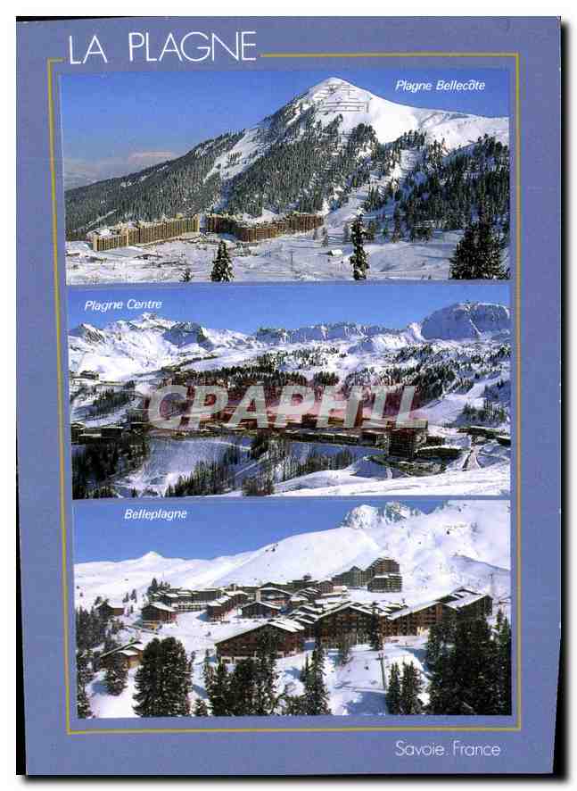 CPM En Haute Tarentaise Savoie La Plagne 