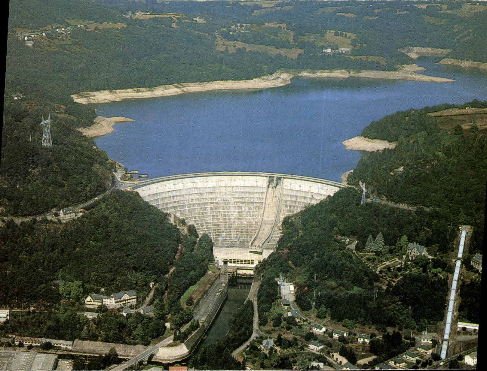 CPM La France vue du Ciel Barrage de Bort les Orgues Correze 