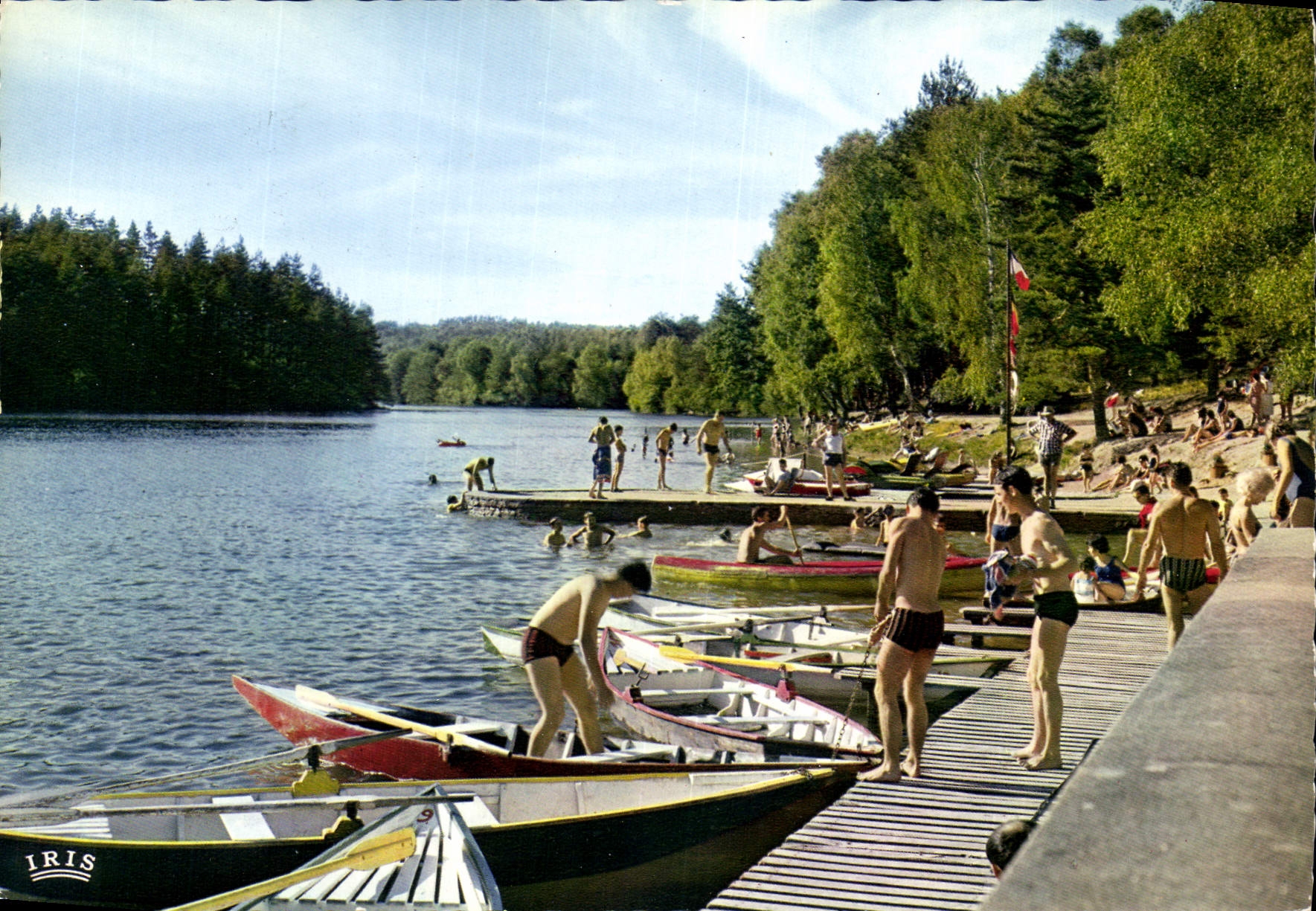 Étang de Ruffau — La Baignade — Éditions Moderne & Théolojac, Limoges