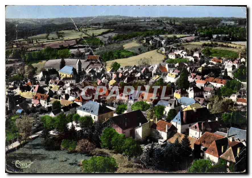 CPM Juillac Correze Vue aerienne 