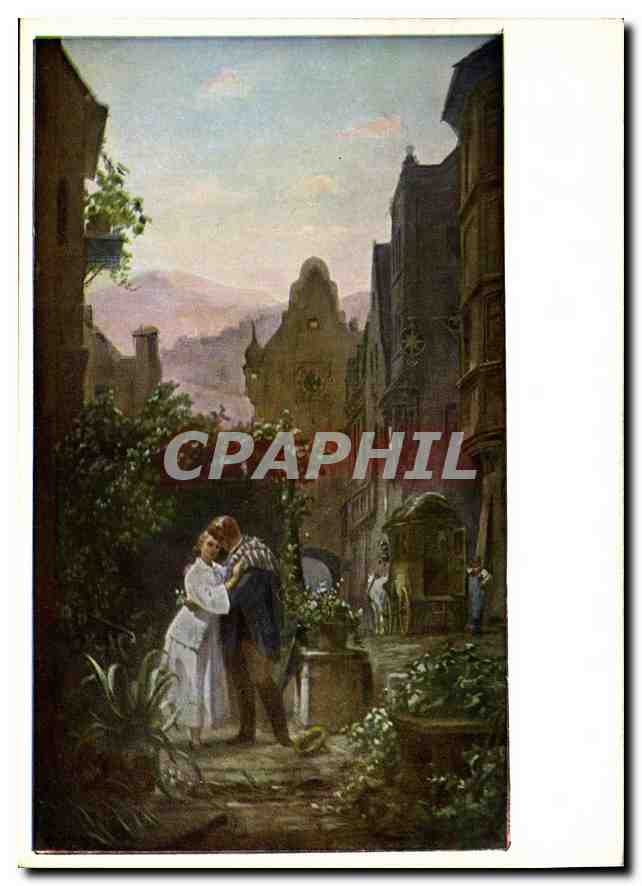 CPM Carl Spitzweg 1808 1885 Der Abschied Les adieux Fare well 