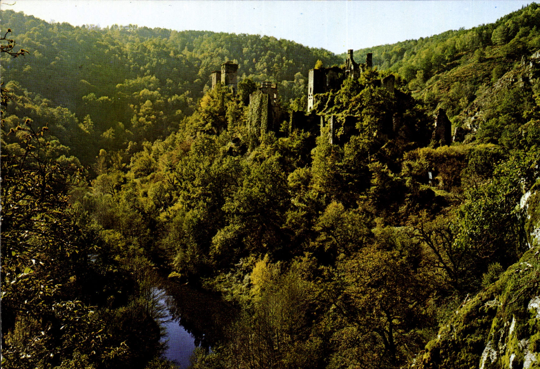 CPM Gorges de la Maronne Les Ruines de Merle 