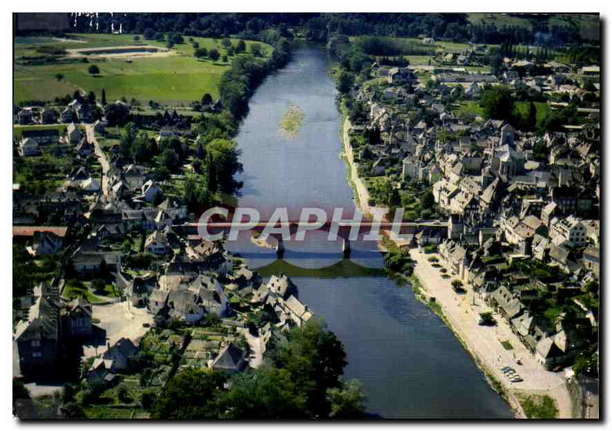 CPM Argentat Correze Le Pont Neuf La Dordogne Les Quais 