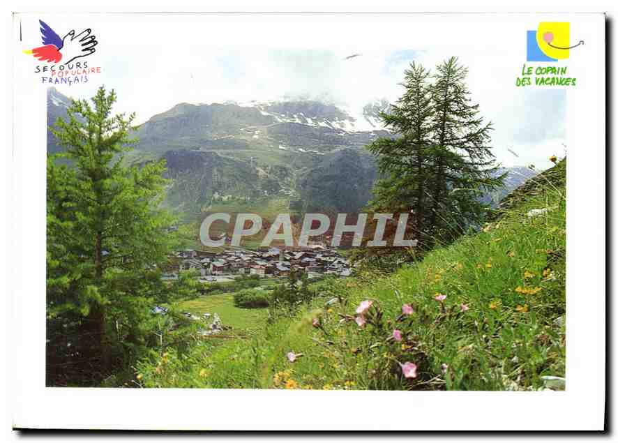 CPM Val d'Isere Secours Populaire Francais Journee des Oublies des vacances 