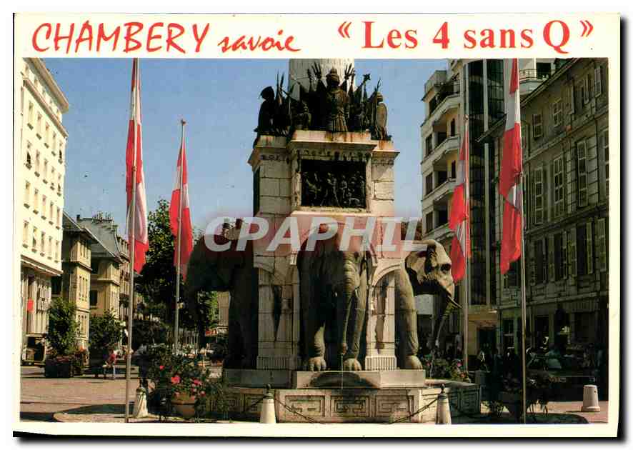 CPM Chambery savoie La Fontaine des Elephants 
