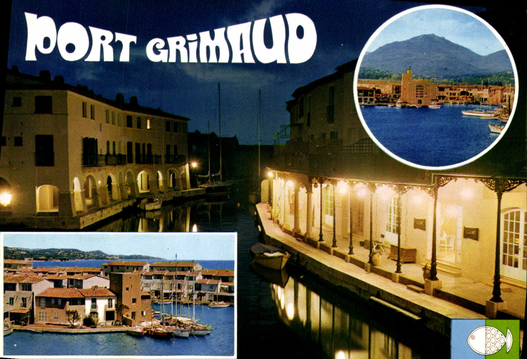 Port Grimaud — Vue de nuit — Éditeur : Étige et Manera S.A.