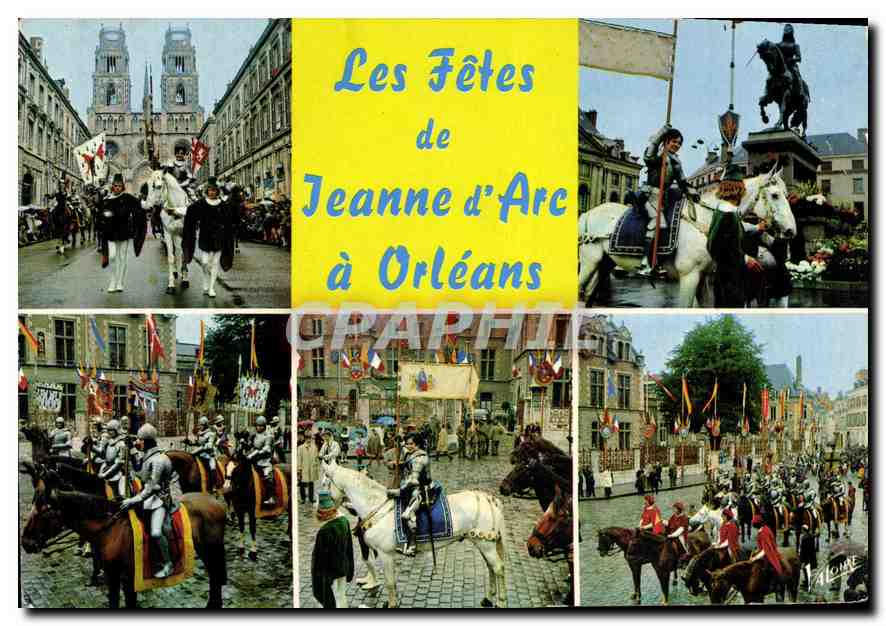 CPM Les Fetes de Jeanne d'Arc a Orleans 
