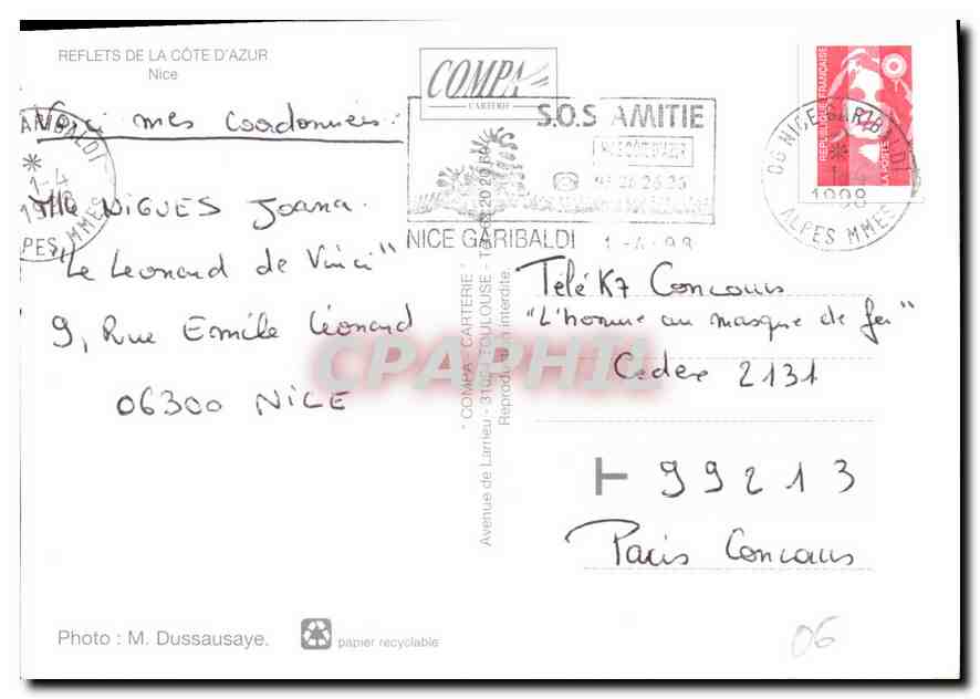 CPM Nice  — Verso