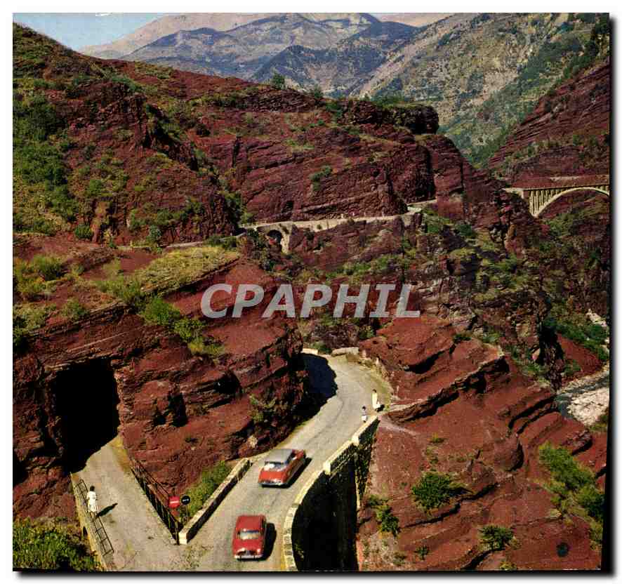 CPM Gorges de Daluis Alpes Maritimes Les Tunnels pres du Pont du Saut de la Marlee 