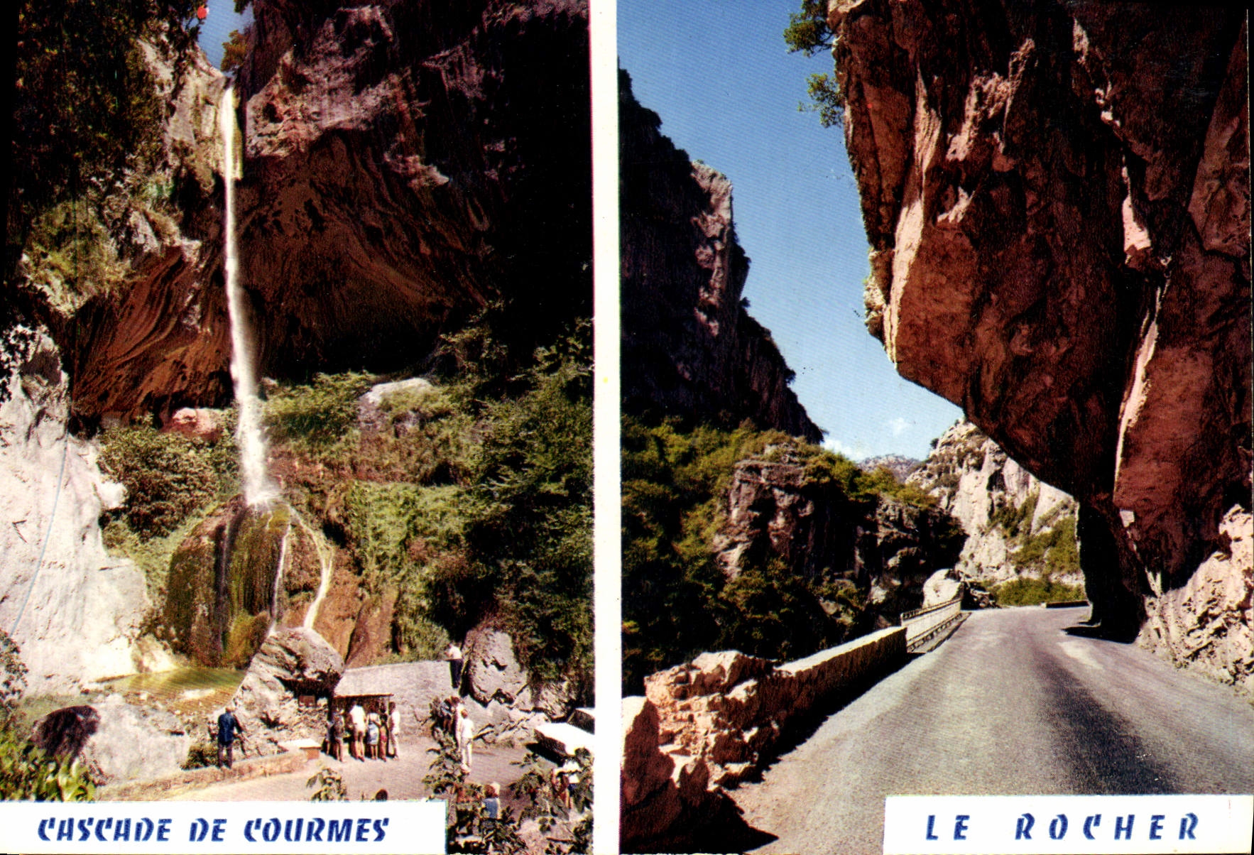 Cascade de Courmes — Le Rocher — Éditions Cap Loup, série A 331