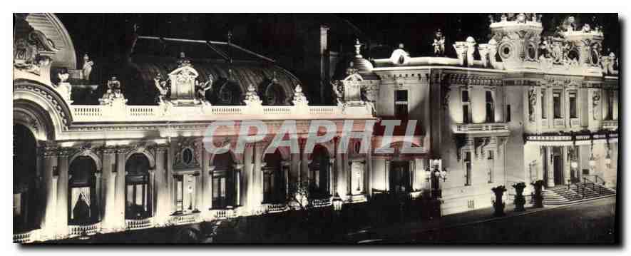 Monte-Carlo in der Nacht — Das beleuchtete Kasino — Edition André Lemoine, Nr. 99.138.08
