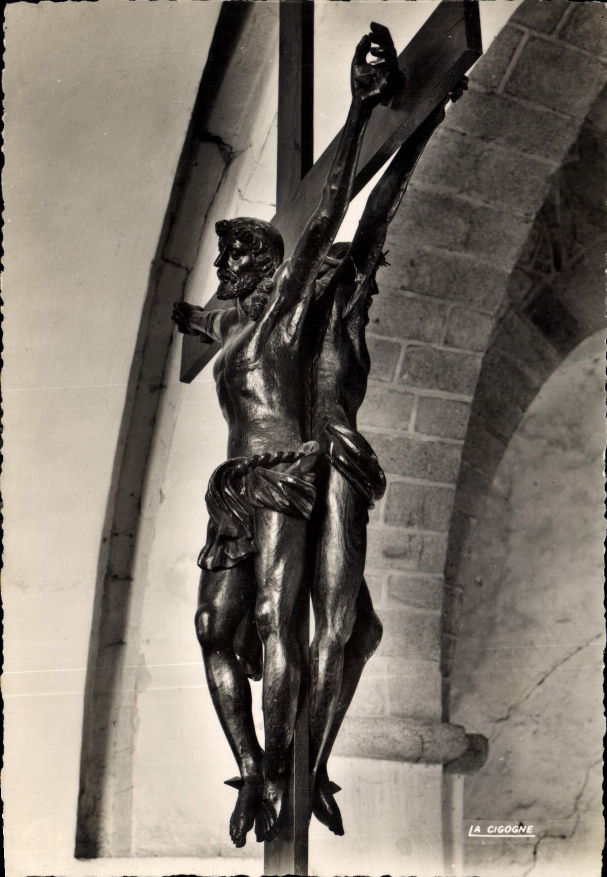 Le Christ double — Moutier d'Ahun (Creuse) — La Cigogne