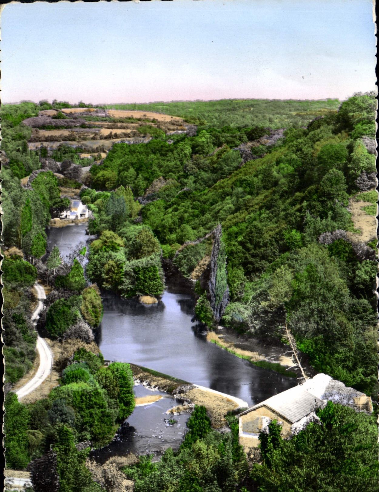 Les Bords de la Creuse — Anzême (Creuse) — M. Rousseau, Châteauroux