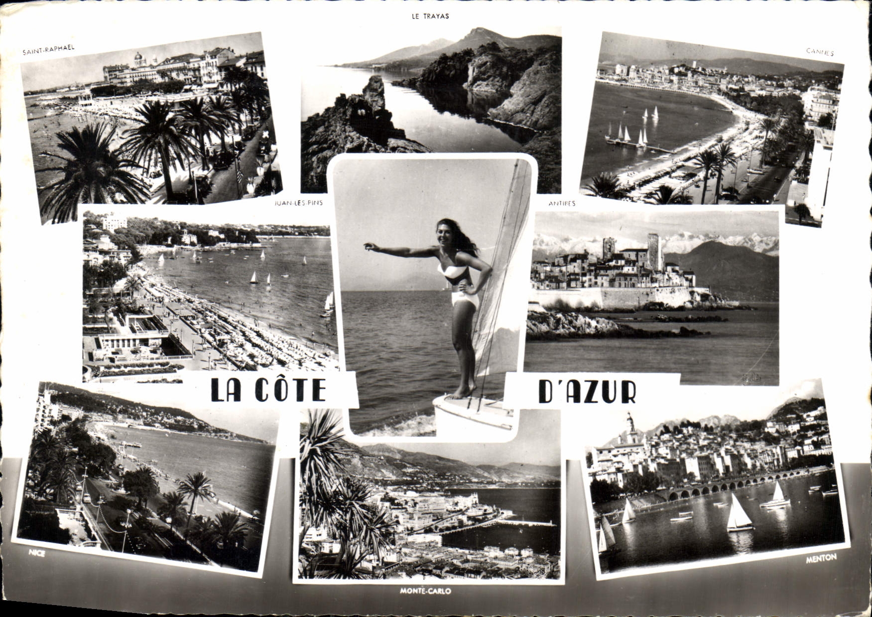 La Côte d'Azur — Montesquieu, Saint-Raphaël, Cannes, Menton, Monte-Carlo, Juan-les-Pins — Éditions Françaises