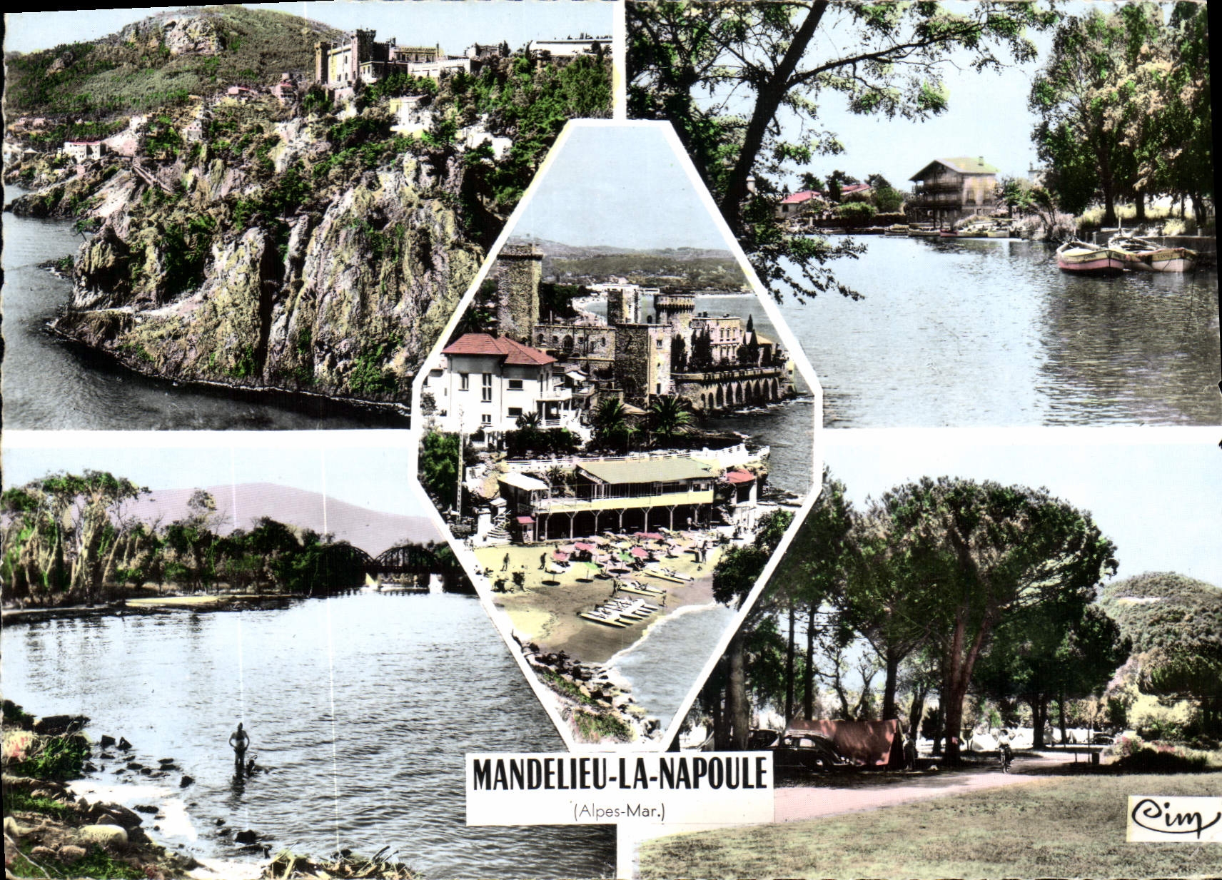 Mandelieu-la-Napoule — Panoramablick — Cim - Vorderseite