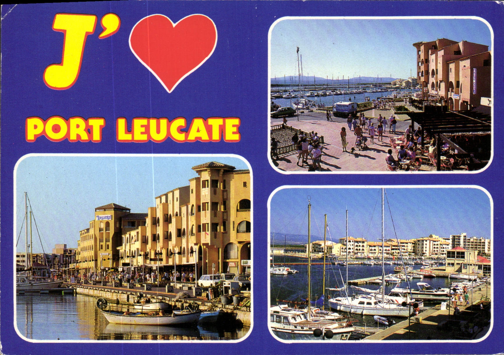 CPM En Parcourant la Cote Mediterraneenne Porte Leucate Aude 