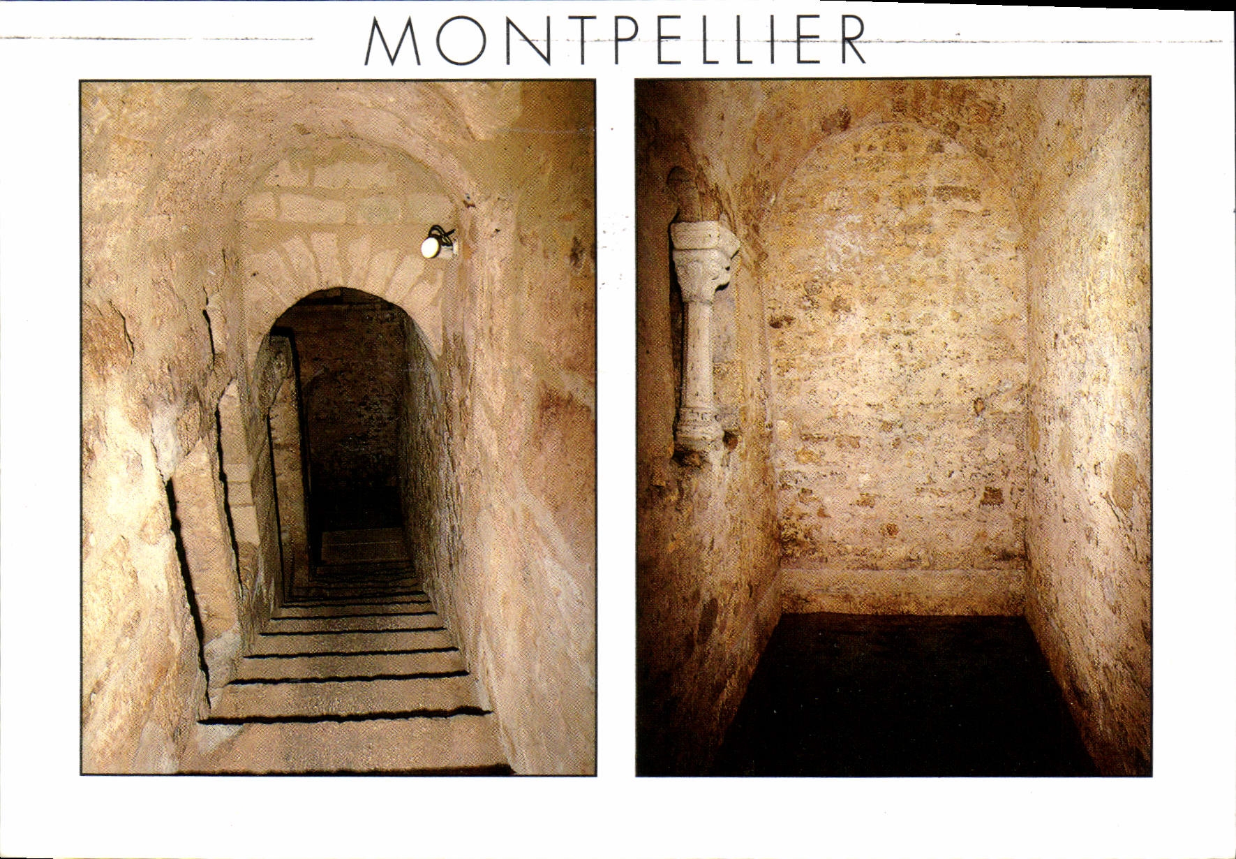 Montpellier — Ruines du bain rituel juif du XIIIe siècle — Éditions Méridionales
