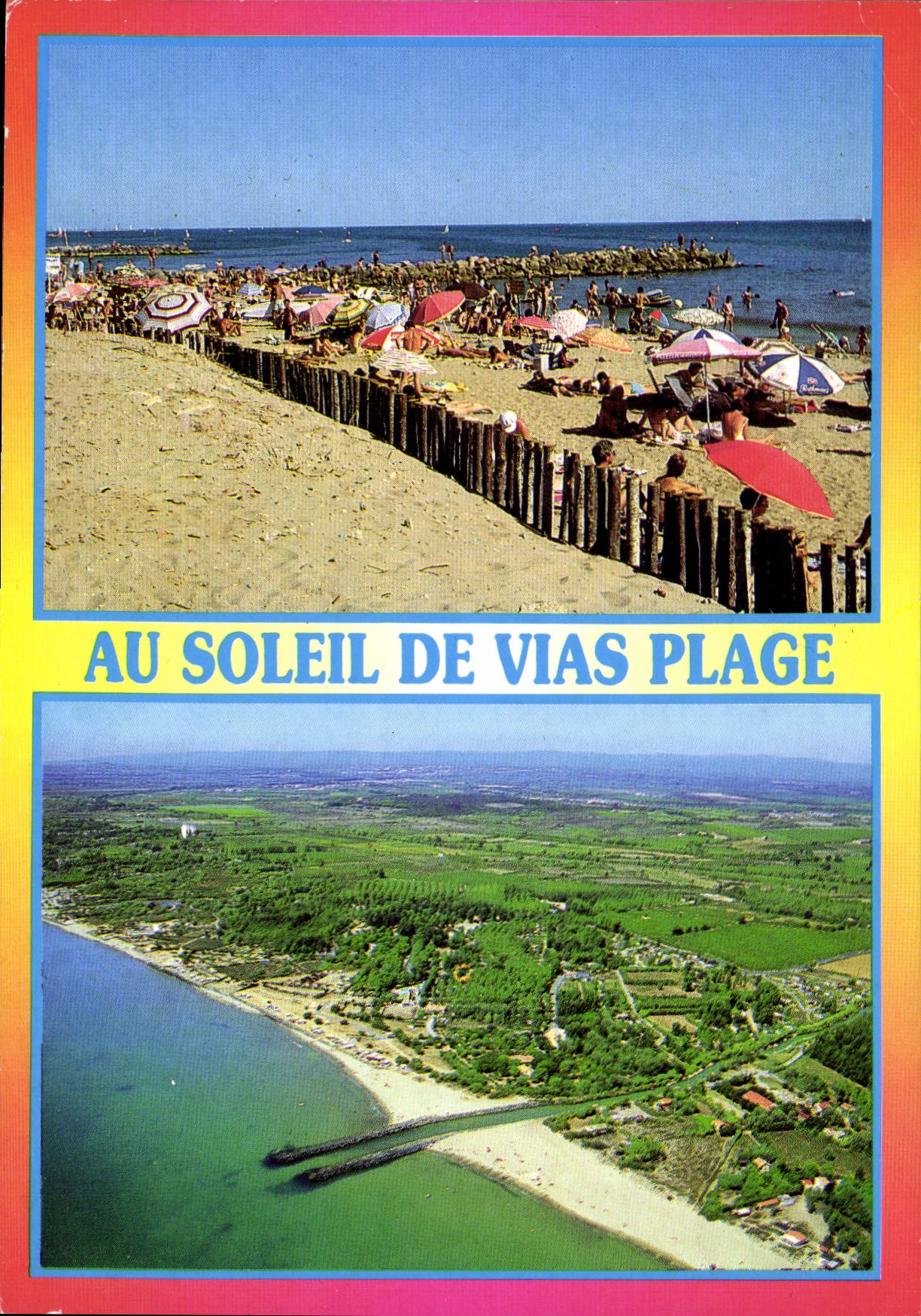 CPM Au Bord de la Mediterranee Vias Plage Herault 