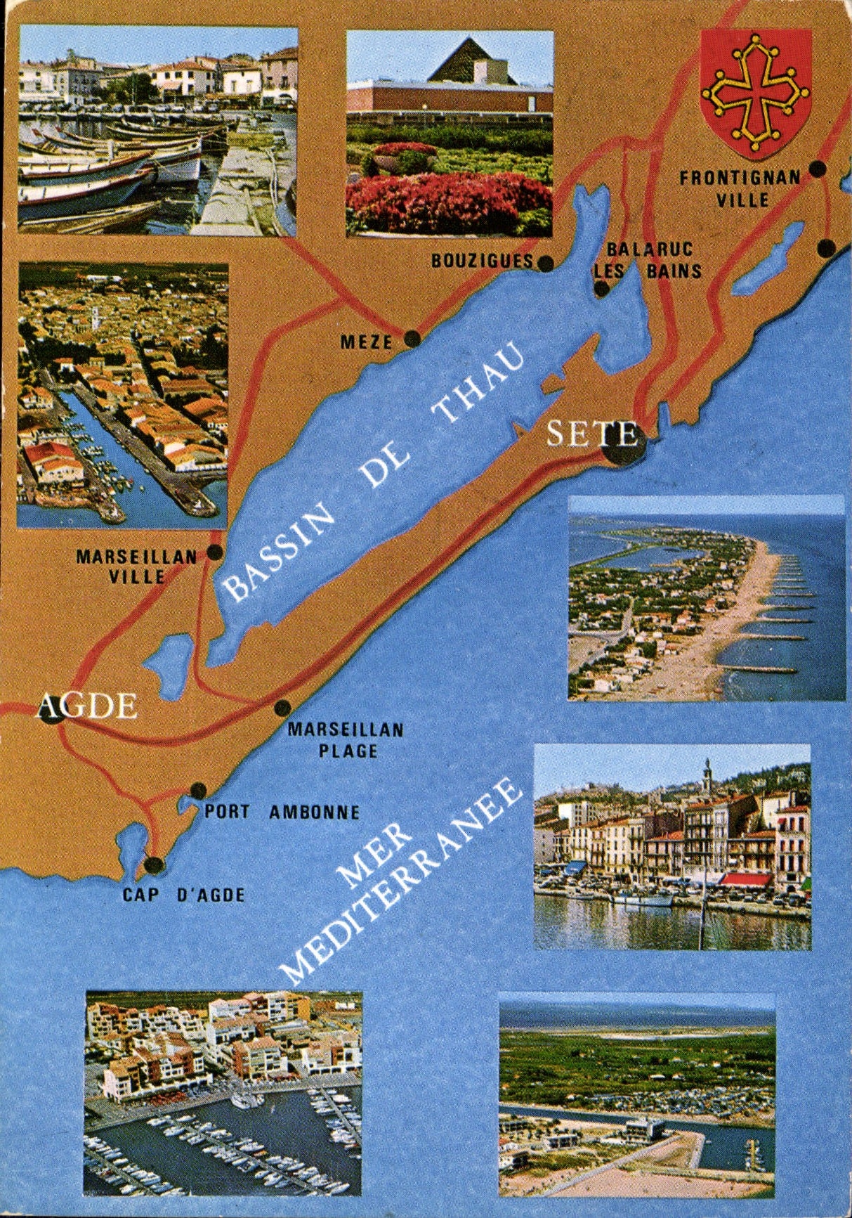 CPM Le Bassin de Thau Herault et ses Villes environnantes 