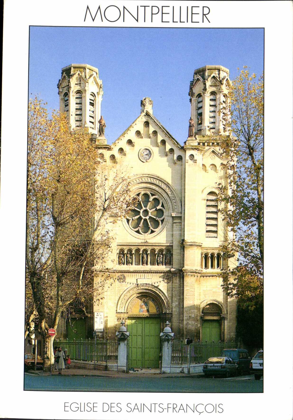 CPM Montpellier Hearult L'Eglise des Saints Francois XIXeme siecle 