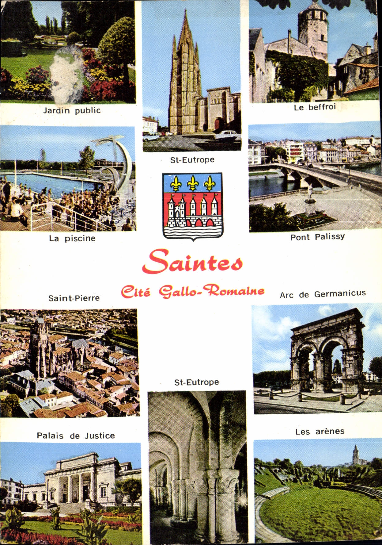 CPM Saintes Charente Maritime Ville Gallo Romaine 
