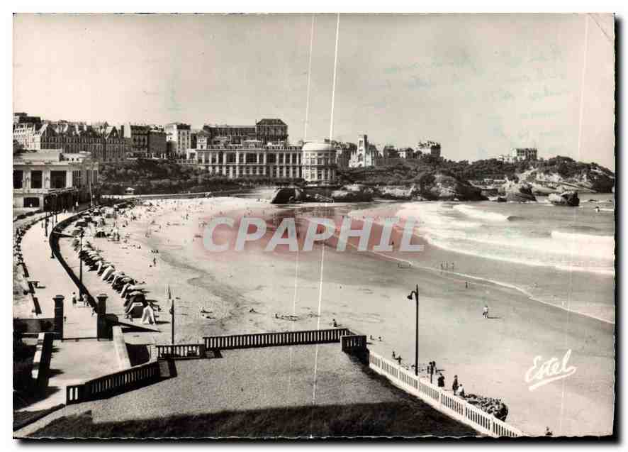 CPM Biarritz la Grande Plage 