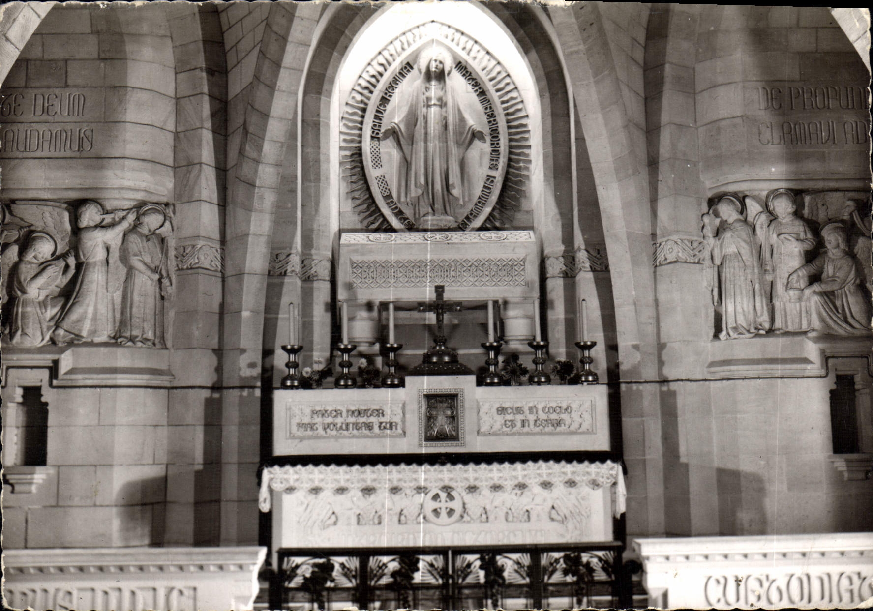 CPM Dormans Marne Monument des Victoires de la marne l'Autel de la Crypte 