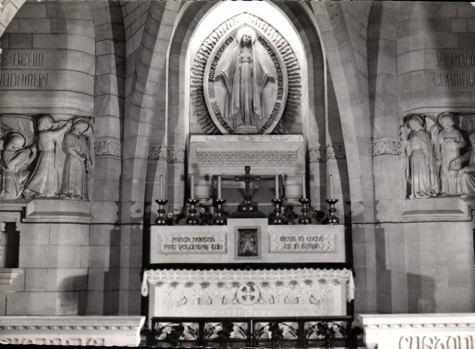CPM Dormans Marne Monument des Victoires de la Marne L'Autel de la Crypte 