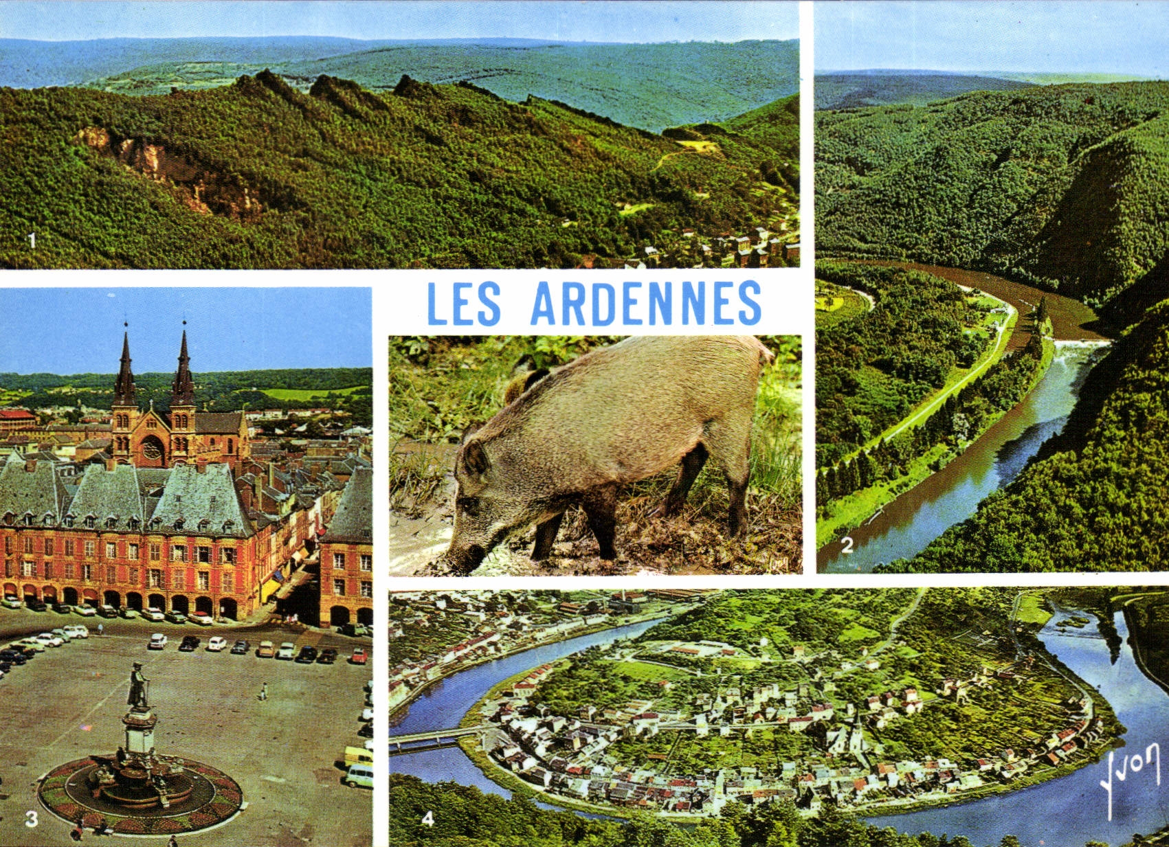 CPM Couleurs et Lumiere de France La Merveilleuse Vaillee de la Meuse Les Ardennes Les Quatre Fils A