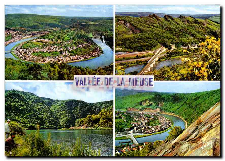CPM Couleurs et Lumiere de France La Merveilleuse Vailee de la Meuse Les Ardennes Montherme et la ou
