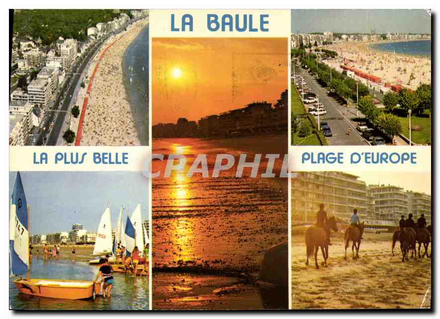 La Baule — La plus belle plage d'Europe — Éditions d'Art 'Jacques Zou'