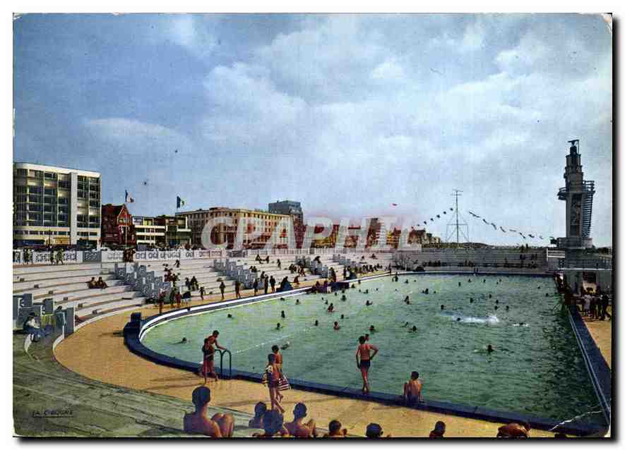 CPM Le Touquet Paris Plage La Piscine et la Digue 