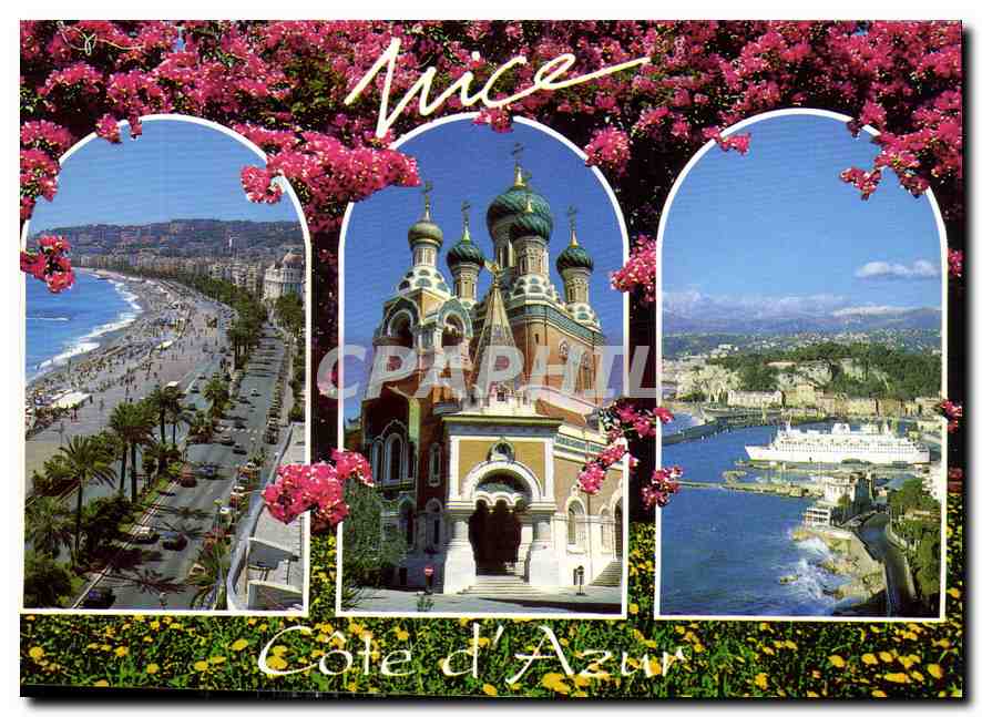 CPM Cote d'Azur French Riviera Nice Alpes Maritimes 